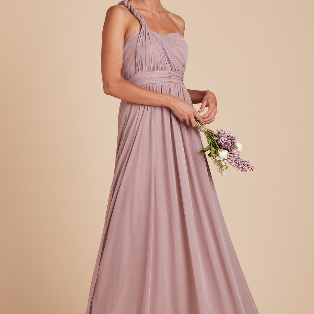 Birdy Grey Convertible Chickie Bridesmaid Dress Mauve NEW Size M - Picture 3 of 16